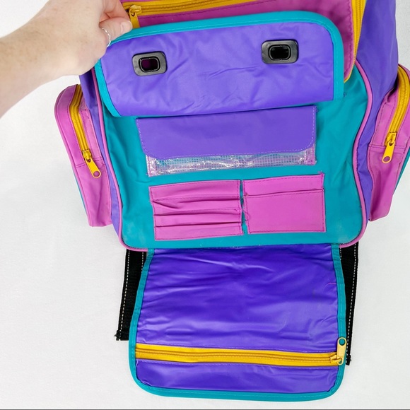 Vintage Bags Vintage Schoolmate Backpack Book Bag Y2k 9s Color
